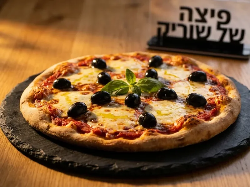 פיצת זיתים שחורים